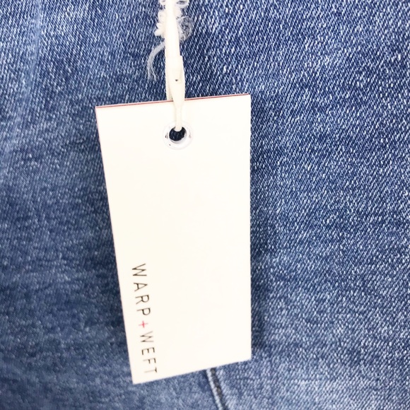 Warp + Weft CDG Paris High-Rise Straight Jeans NWT - Picture 9 of 16